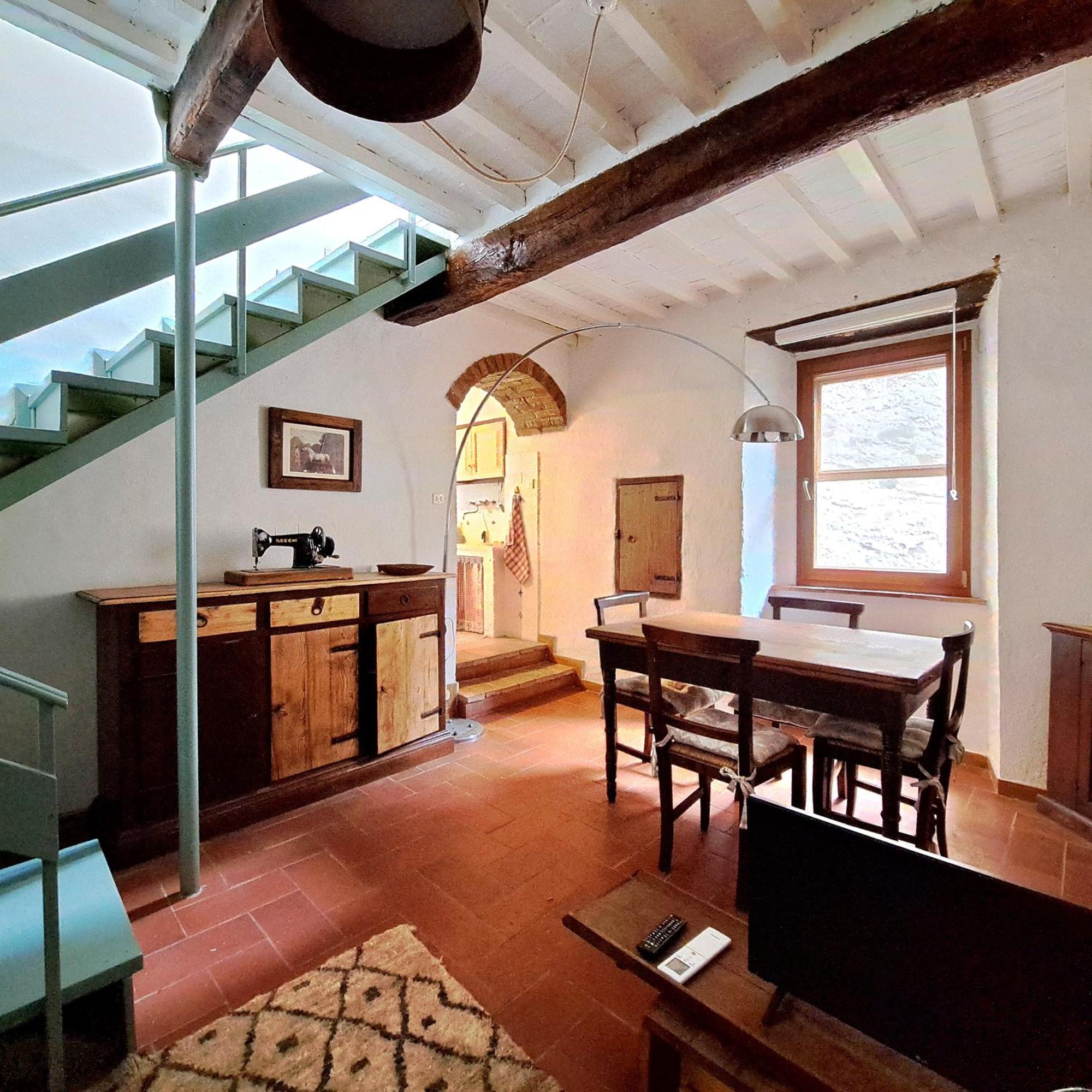 Ferienwohnung Antica Abitazione Con Vista Montagna Casa Norma Seggiano Exterior foto