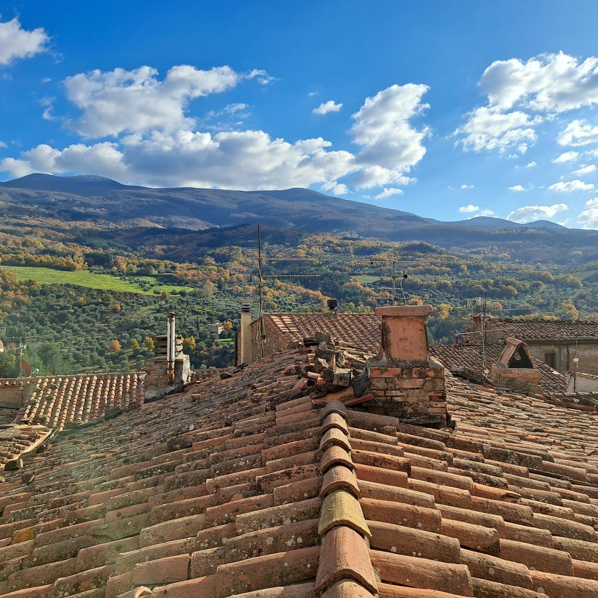 Ferienwohnung Antica Abitazione Con Vista Montagna Casa Norma Seggiano Exterior foto